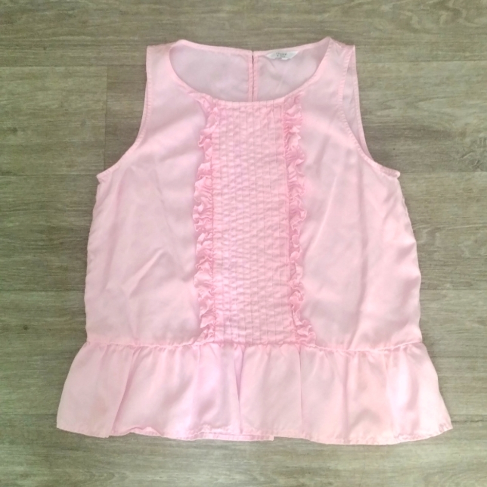 Crown & Ivy Top Womens Pink Sleeveless XS -S.